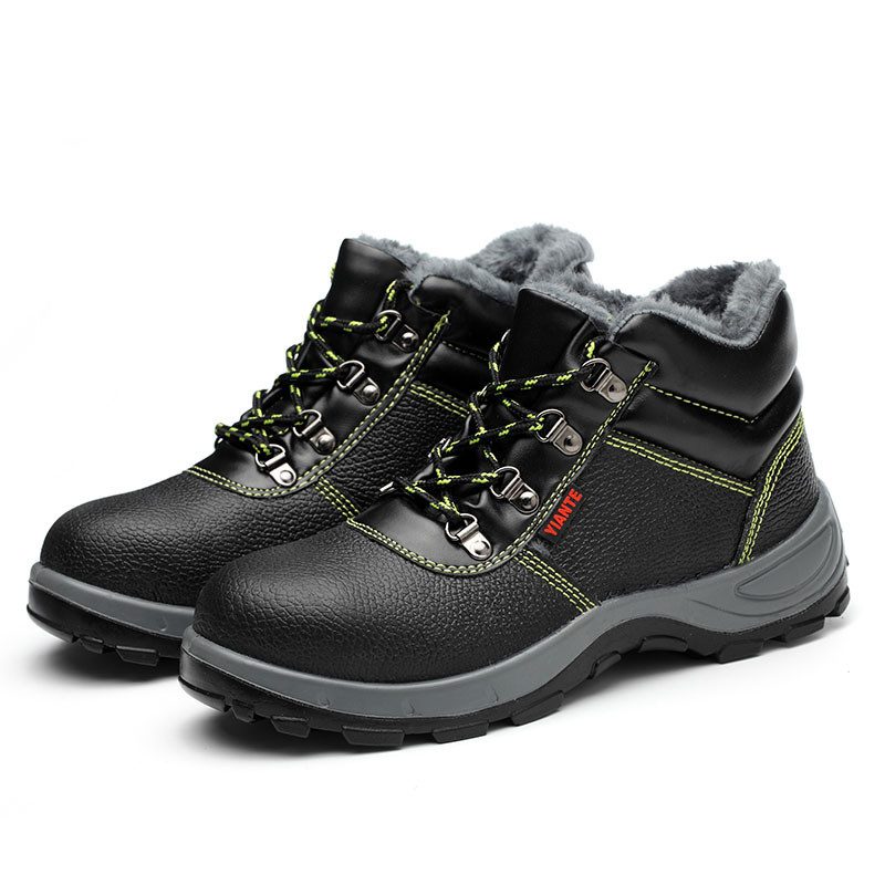 冬季劳保棉鞋防砸防穿刺钢包头安全鞋工作鞋保暖厂家批发|ms