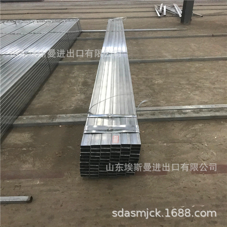 供应热镀锌方管，50mm*50mm*5mm热镀锌方管