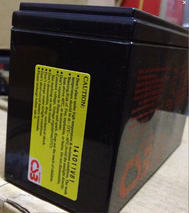 CSB蓄电池 GP1272F2 12V28W铅酸干电池 UPS不间断电源电池