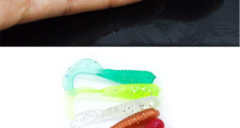 Soft Grubs Fishing Lures Curl Tail Plastics Fresh Water Cod croaker Swimbait Tackle Gear