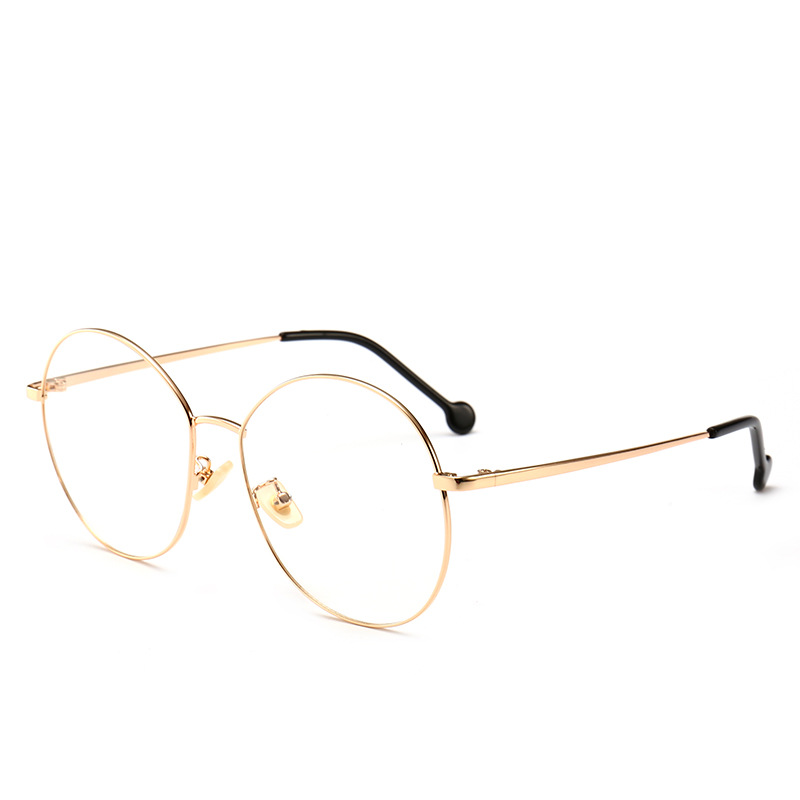 Gafas de marco redondo retro miopía de los hombres gafas lisas marco redondo de las mujeres gafas lisas estilo coreano Marco de gafas de moda marco para estudiantes image 3