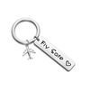 Keychain, protective amulet stainless steel, pendant with letters suitable for men and women, suitable for import, wholesale