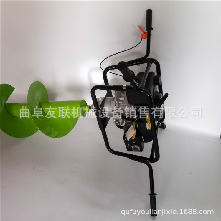 果树施肥埋桩钻眼机 山地大马力挖坑机 小型汽油植树钻坑机