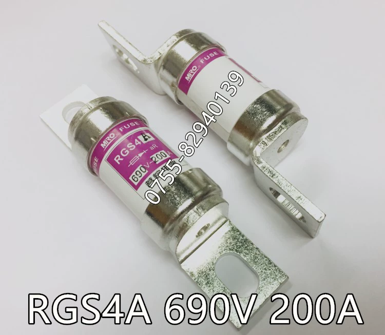 RGS4A 690В 200А МРО Плавкий быстрорасплавляющийся предохранитель