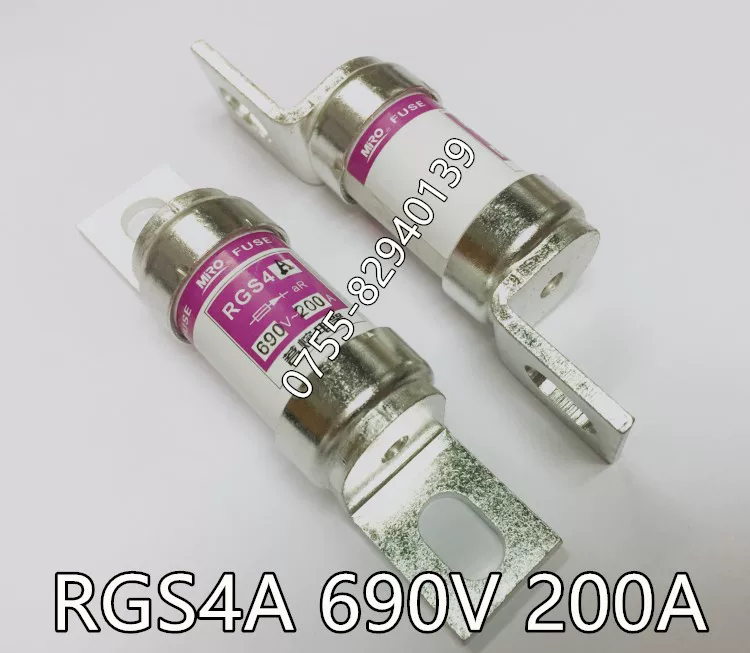 RGS4A 690В 200А МРО Плавкий быстрорасплавляющийся предохранитель