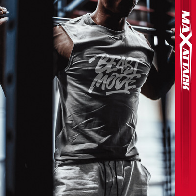 MAXATTACK 透气吸汗篮球跑步运动坎肩 WOD交叉杠铃宽松健身背心男|ms