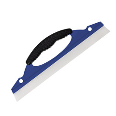 Slotted D-shaped silicone wiper car cleaning wiper glass scraper car wash fast without damaging the paint
