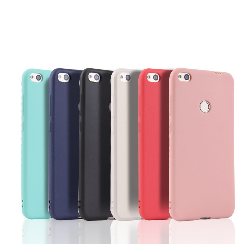 For Huawei Honor 8 Youth Phone Case Candy Color Protective Case P8lite2017 Ultra-thin Frosted TPU Soft Case