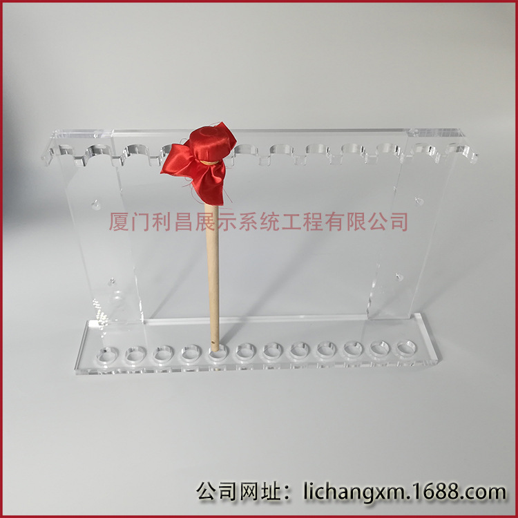 亚克力鼓锤展示架 有机玻璃铜锣锤子展示陈列道具定制