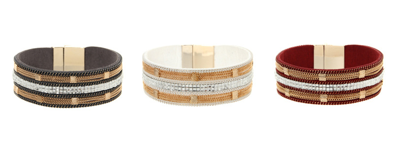 Retro Bohemian Diamond-studded Bracelet display picture 1