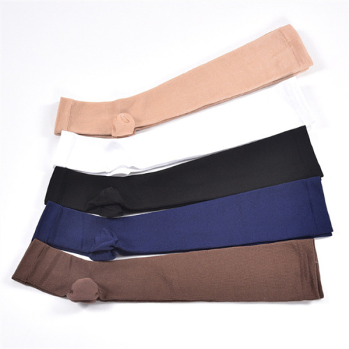 Fingerless mid-length beautiful leg socks, multi-functional pressure socks, nylon socks, manufacturer wholesale, relieves nerves and prevents flexion and extension.