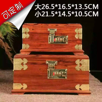 Laos Rosewood password Makeup box Jewelry box woodiness Jewelry brass parts Enclave angle On behalf of