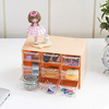 Transparent Jiugongge drawer drawer jewelry storage box