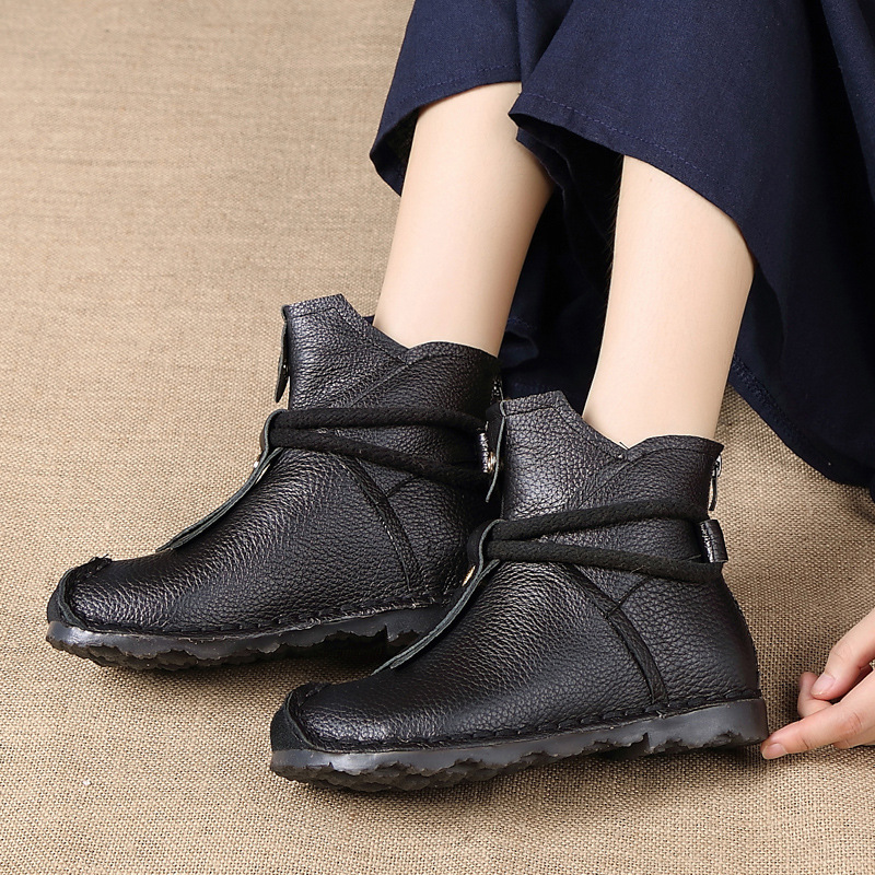 Bottes femme en En cuir - Ref 3355055 Image 4