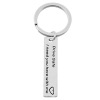 Yunna Drive Safe I need you here with me stainless steel safe driving keychain