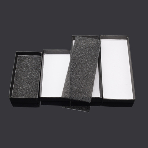Factory sales keychain box sponge packaging box sky cover packaging box LOGO engraving one-time delivery