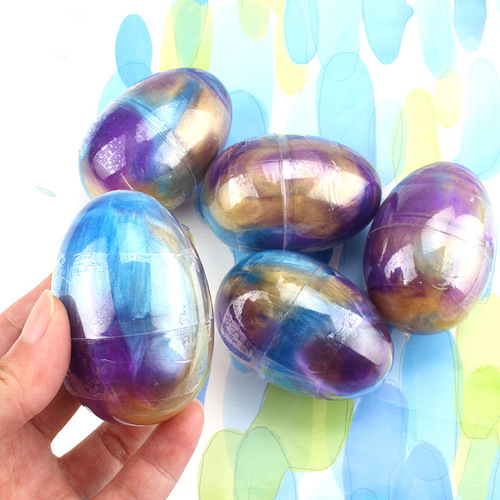 Creative colorful egg mixed color crystal mud DIY jelly mud snot mud slime mud slime toys