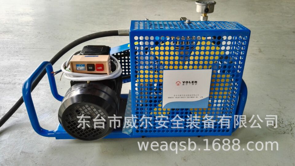 空气呼吸器充气泵, 救生消防器材，高压安全压缩机 威尔
