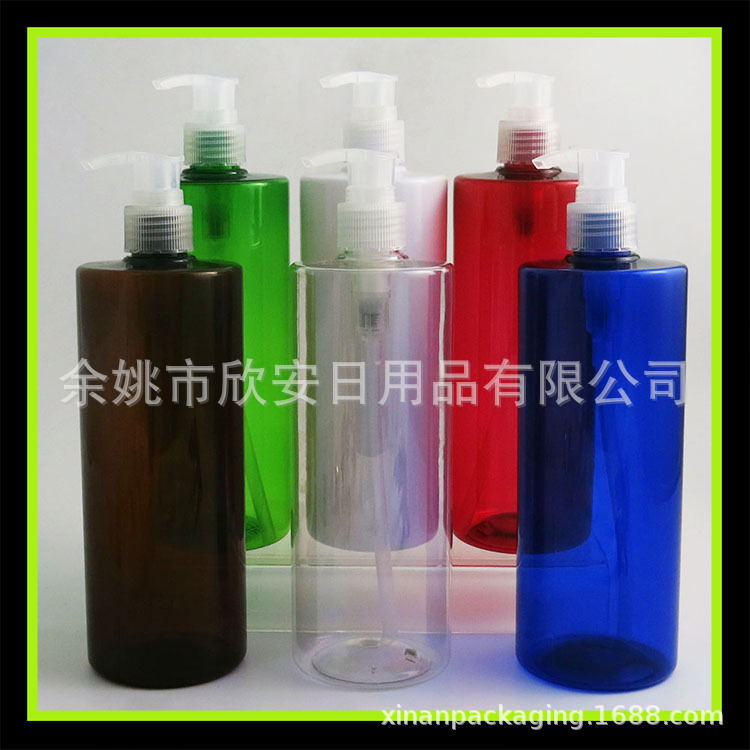 500ml毫升螺旋泵pet瓶洗洁精沐浴露瓶日化美妆分装塑料瓶500ml
