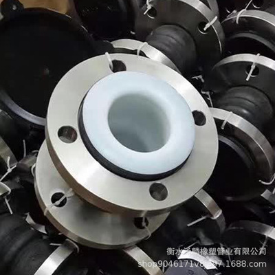 不锈钢衬四佛软连接可定制波纹金属软管304金属软管多规格法兰式|ru