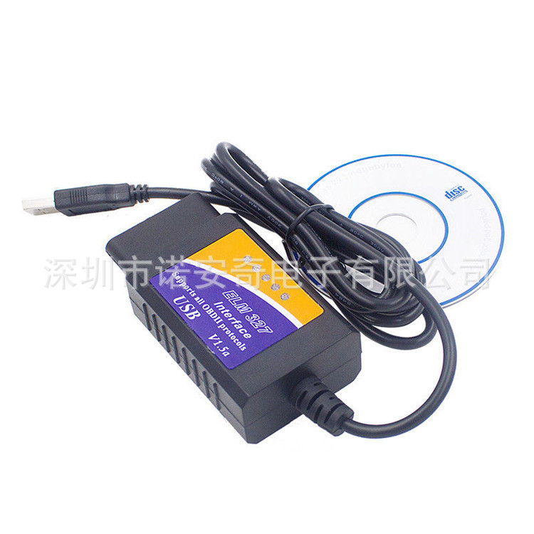 ELM327 USB V1.5 OBD2 car fault detector...