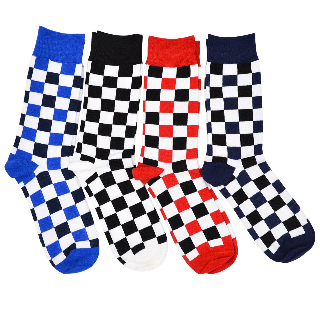 2019 High Quality Brand Happy Socks British Style Checked Socks Male'S
