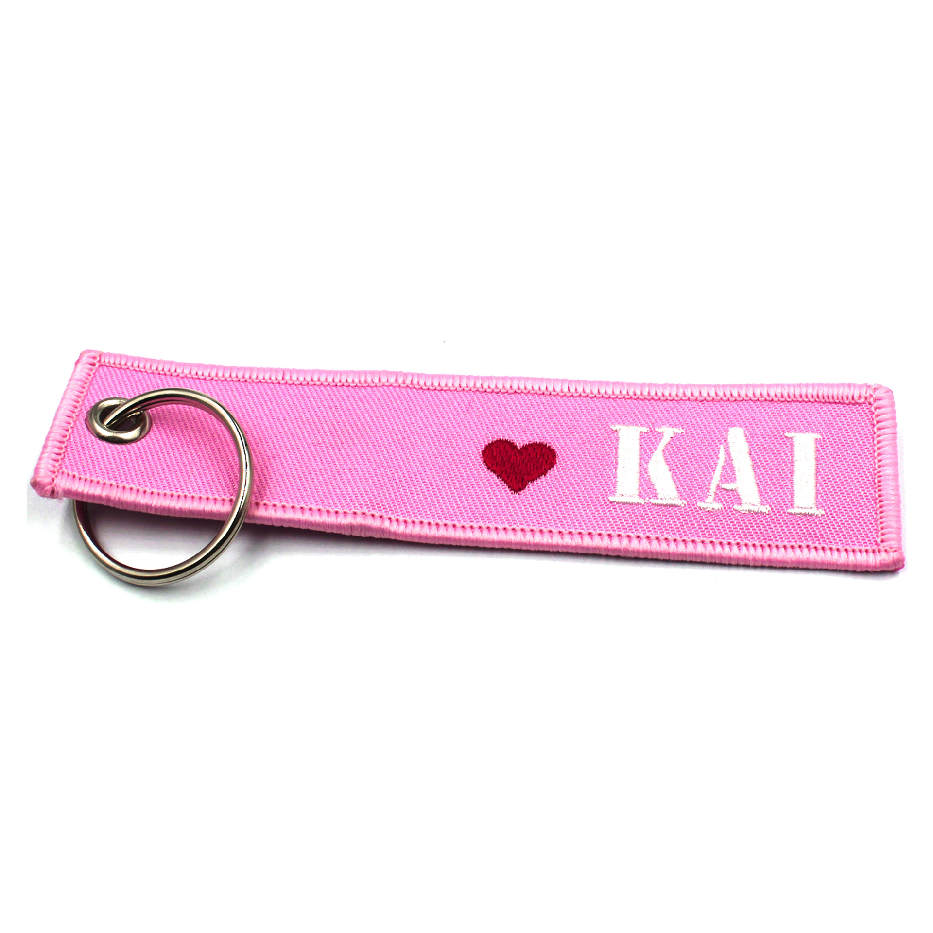 织唛钥匙扣刺绣挂件 卡通绣花钥匙扣 可定制批发设计