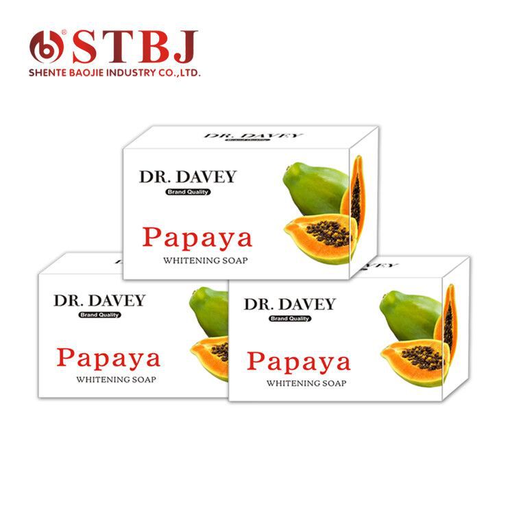 DR.DAVEY Papaya  face and body beauty soap黛薇补水木瓜手工皂详情1