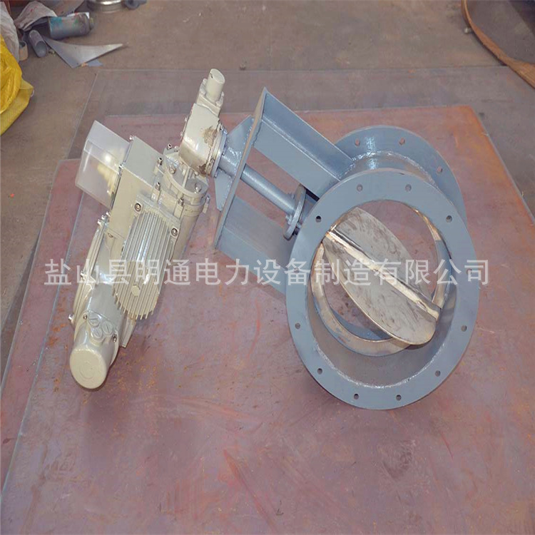 烟道、风道智能电动圆风门 手动蜗轮圆风门厂家直销