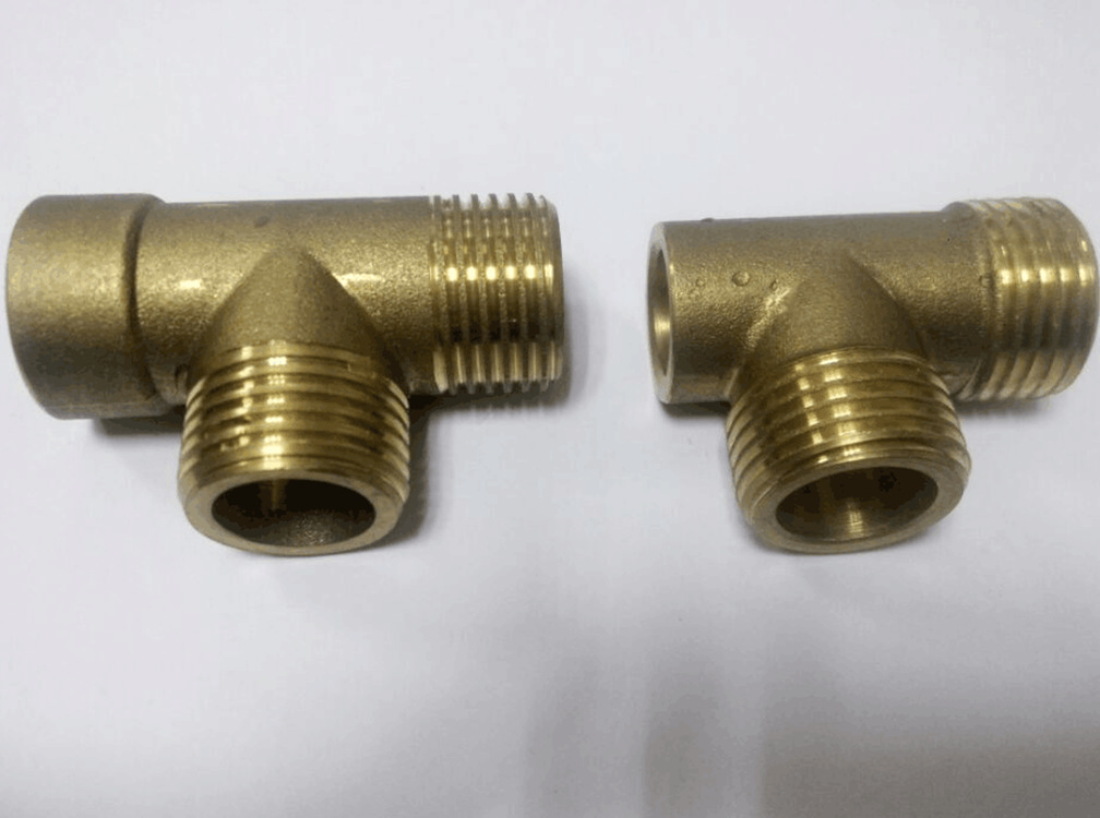 精密浇铸五金零件配件 黄铜三通 阀门 弯管订做铸造加工