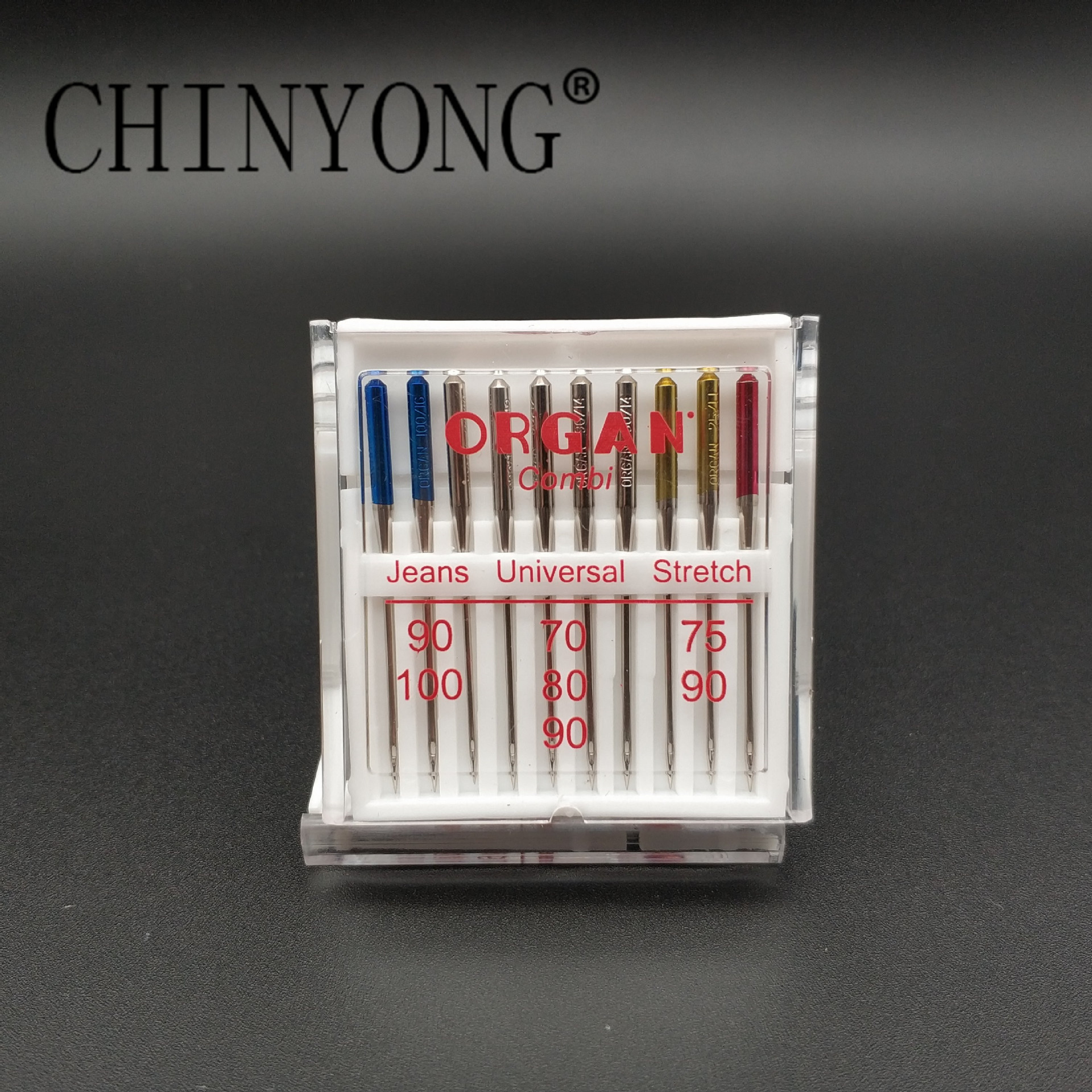 ORGAN/风琴家用机针三种混装牛仔/通用/针织风琴机针高档欧盟包装