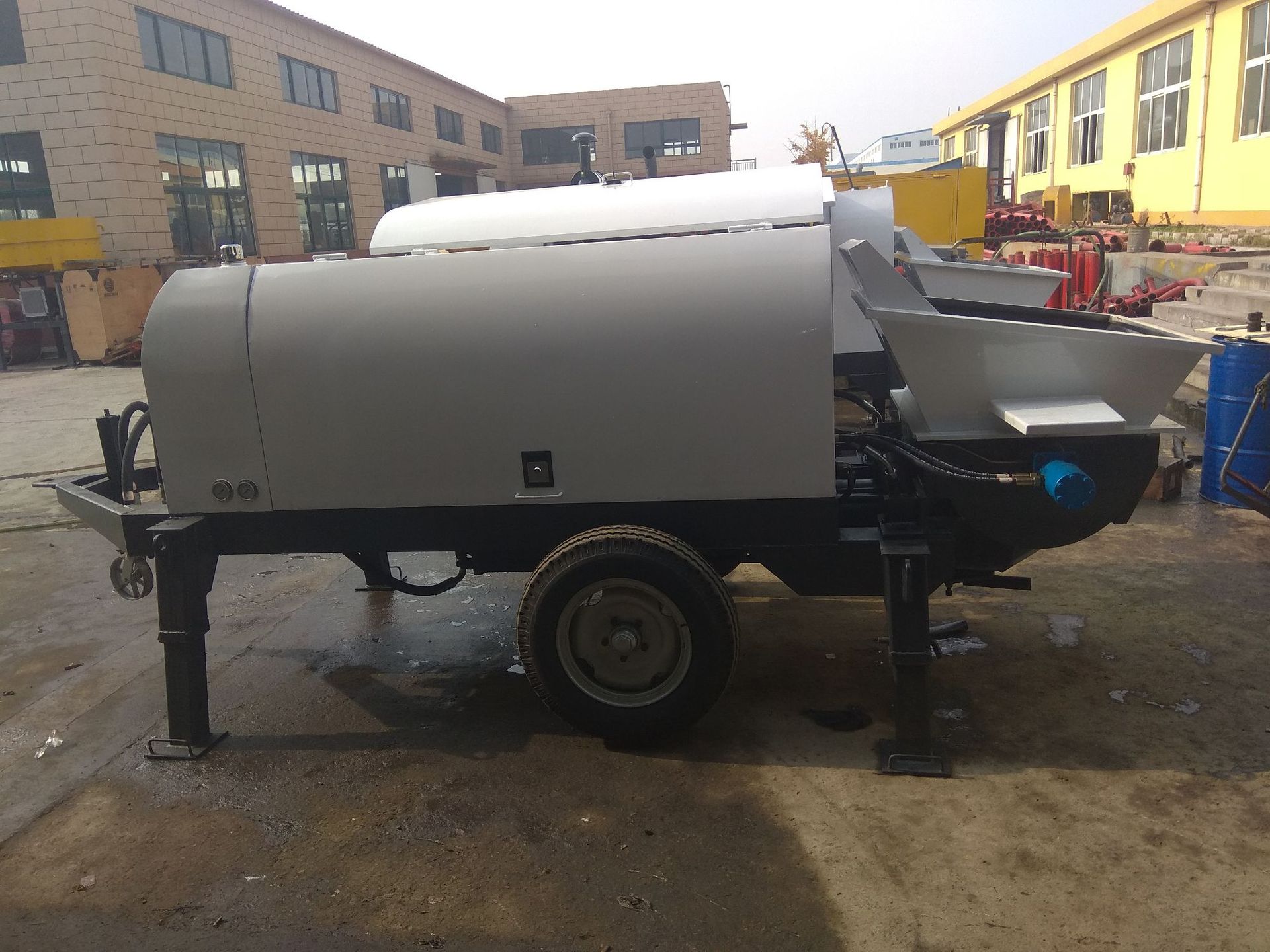 40型混凝土细石泵 混凝土输送泵 二次构造柱泵 烟台新赛机械地泵