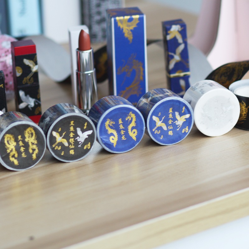 蓝天白云 真龙仙鹤款和纸胶带 故宫淘宝和纸5米带隔离纸 5款选择 