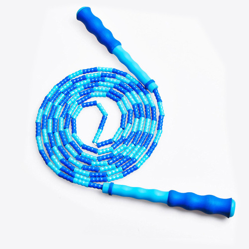 Jumping Bamboo Joint Pattern Jump Rope for Adults and Children Fitness Sports Elementary and Middle School Students Flowering Jumping Spiritual Performance Bead Joint Jump Rope