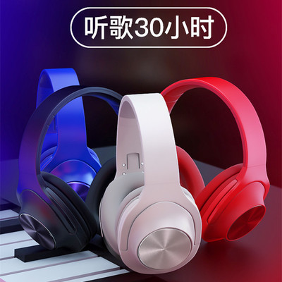 new pattern Insert card headset wireless Bluetooth headset 5.0 motion run music mobile phone headset Foldable