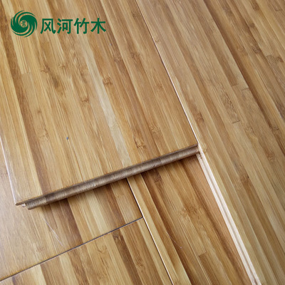 风河竹木地板 室内 防腐碳化竹地板18.5mm 耐磨防滑家用竹子地板|ru