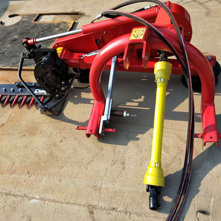 拖拉机带的割草机 液压悬挂机器苜蓿草麦茬稻草燕麦 往复式收割机