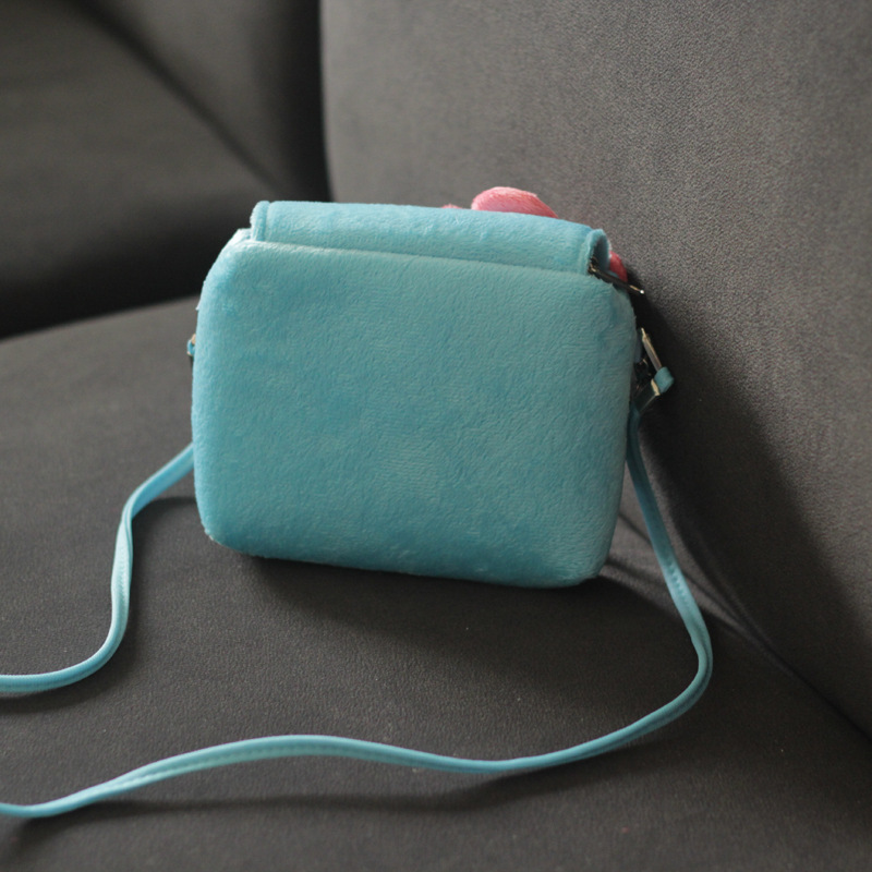 Sweet Flower Plush Small Square Bag