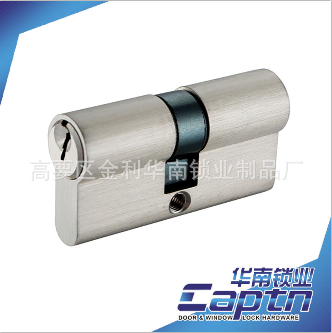 Ventas directas de la fábrica del sur de China Capitán Marca solo abierto 80mm cilindro de la cerradura de cobre parcial media dividida antirrobo accesorios de la cerradura del cilindro de la cerradura de la puerta