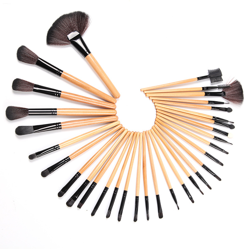 32支化妝刷套裝跨境彩妝刷美妝工具套刷腮紅刷美容刷眼影刷帶刷包