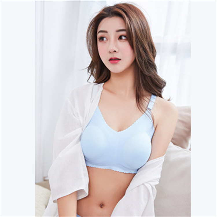 2019春夏新品睡眠文胸产后聚拢有型防下垂上托零束缚 内衣无钢圈