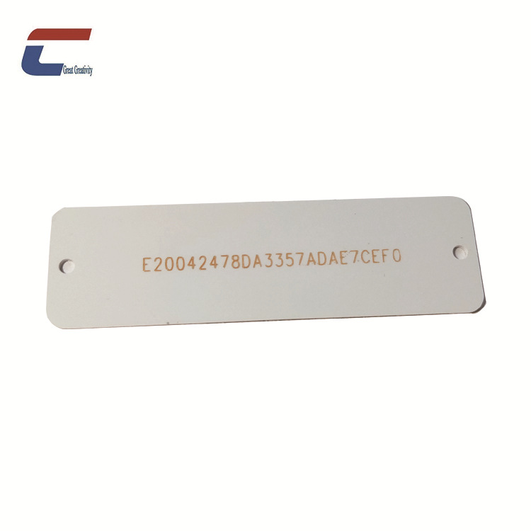 工位管理超高频白卡 PVC智能远距离可读写卡 生产线RFID背胶卡