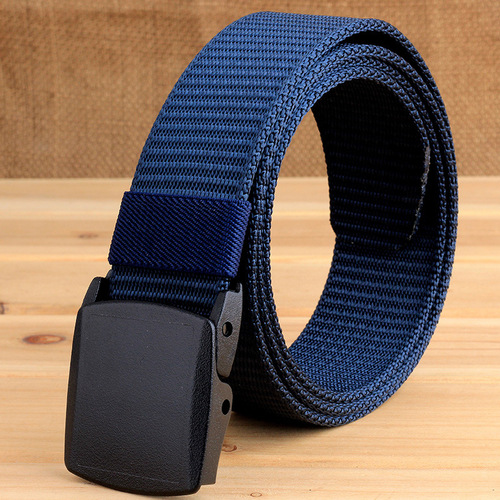 ENNIU YKK buckle, thickened nylon belt, security inspection belt, outdoor belt, belt can be customized with LOGO