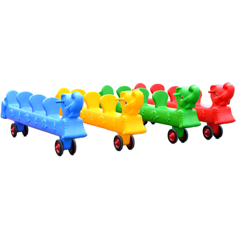 Plastic travel children's toy car sensorics