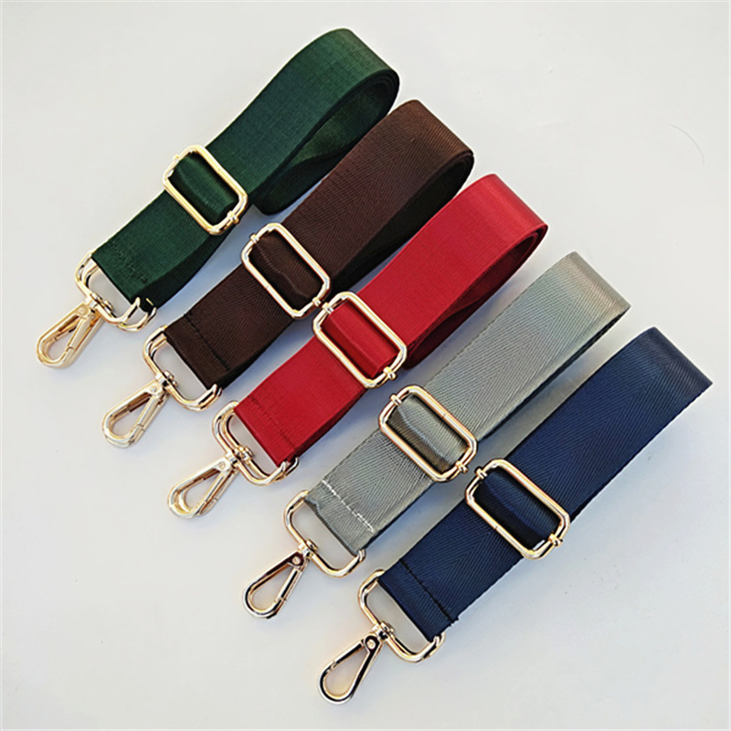 Nylon Solid Color Bag Strap display picture 2