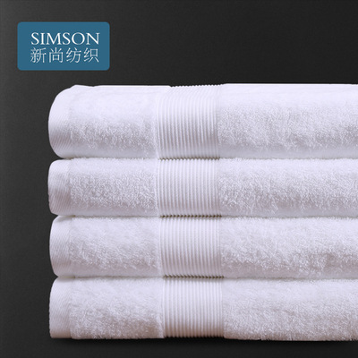 800g600g全棉16S缎档大浴巾美容铺床巾160*80cm定制绣字礼品|ru