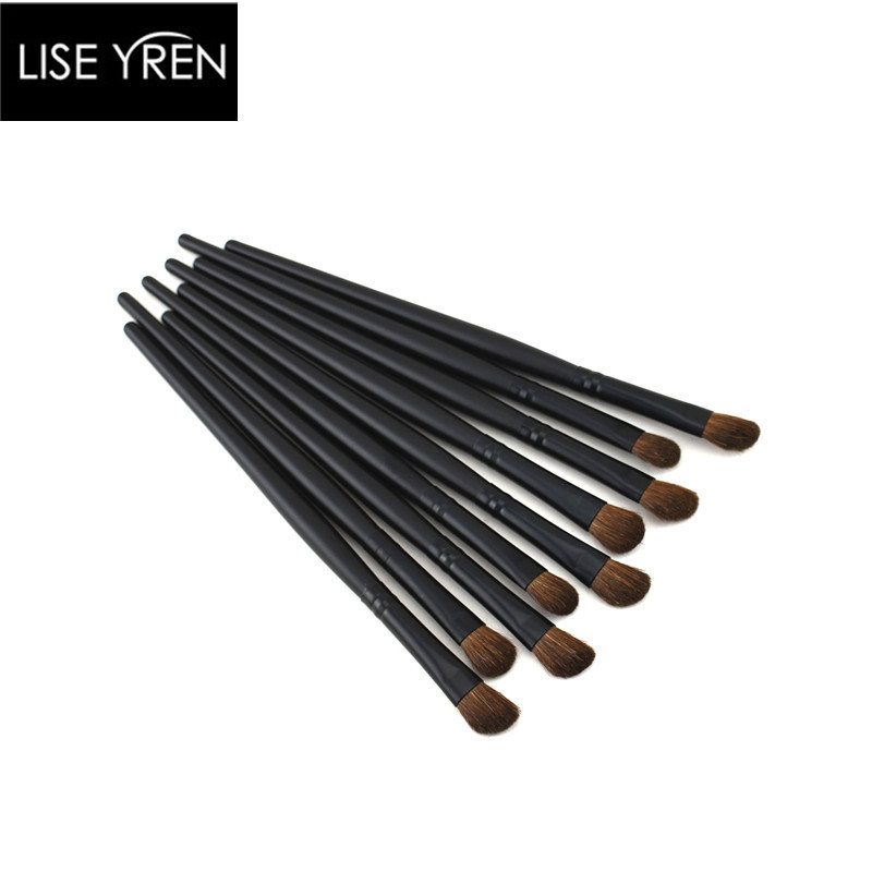 丽色伊人单支小马毛眼影刷圆斜头眼部修饰彩妆工具木柄现货批发|ru