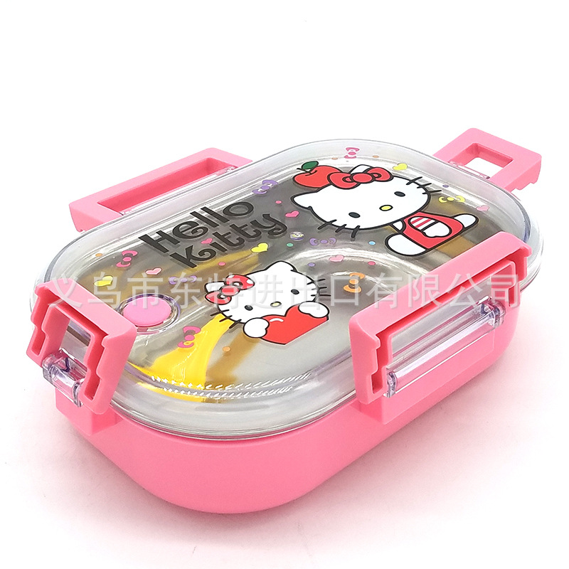 Factory direct sales of 750ml stainless steel lunch boxes, cartoon bento boxes, children and students' food compartments, sealed and anti-overflow lunch boxes detail image 8