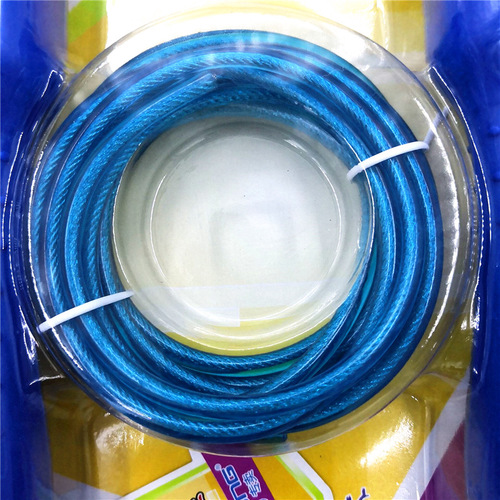 Skipping rope for children, primary school students, adult men and women, fitness counting training wire rope for high school entrance examination, 3 meters
