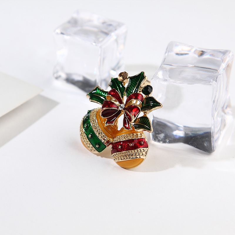 Lanhao Korean fashion cartoon simple oil drop Christmas gift honey candy brooch pin clothing pin accessories_voghion.com